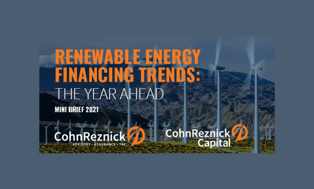 Renewable Energy Financing Trends: The Year Ahead | CRC-IB
